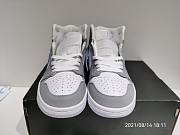 Air Jordan 1 Mid Wolf Grey Aluminum BQ6472-105 - 3