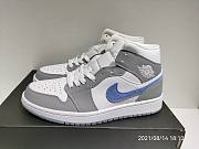 Air Jordan 1 Mid Wolf Grey Aluminum BQ6472-105 - 6