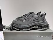 Balenciaga Triple S Clear Sole Dark Grey 541624W2GA11801 - 4