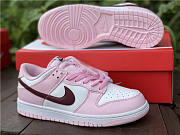 Nike Dunk Low Pink Foam Red White (GS) CW1590-601 - 4