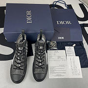 Dior B23 High Top Canvas Oblique Black  3SH118YJP_H960 - 4