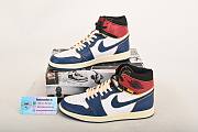 Air Jordan 1 Retro High Union Los Angeles Blue Toe BV1300-146  - 4