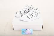 Air Jordan 1 Mid Iridescent Reflective White (W) CK6587-100 - 2