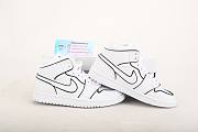 Air Jordan 1 Mid Iridescent Reflective White (W) CK6587-100 - 4