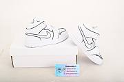 Air Jordan 1 Mid Iridescent Reflective White (W) CK6587-100 - 6