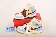 Air Jordan 1 Mid SE Fearless Maison Chateau Rouge CU2803-200 - 6