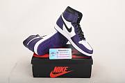 Air Jordan 1 Retro High Court Purple White 555088-500  - 6