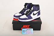 Air Jordan 1 Retro High Court Purple White 555088-500  - 3