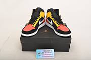 Air Jordan 1 Mid Black Amarillo Orange 852542-087 - 3