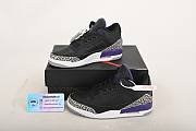 Air Jordan 3 Retro Black Court Purple CT8532-050 - 2