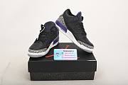 Air Jordan 3 Retro Black Court Purple CT8532-050 - 3