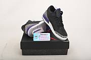 Air Jordan 3 Retro Black Court Purple CT8532-050 - 5