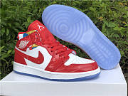 Jordan 1 Mid Barcelona Sweater Red Patent DC7294 600  - 3