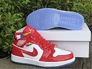 Jordan 1 Mid Barcelona Sweater Red Patent DC7294 600  - 6