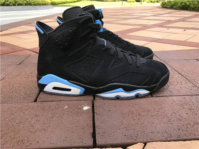 Air Jordan 6 UNC Black University Blue 384664-006 - 1