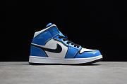 Air Jordan 1 Mid Signal Blue DD6834-402 - 6