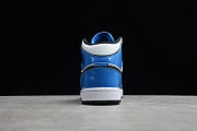 Air Jordan 1 Mid Signal Blue DD6834-402 - 4