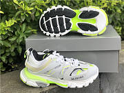 Balenciaga Track In White And Neon Green  - 3