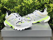 Balenciaga Track In White And Neon Green  - 4