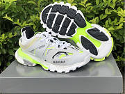 Balenciaga Track In White And Neon Green  - 5