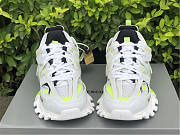 Balenciaga Track In White And Neon Green  - 6