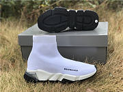 Balenciaga Speed Clear Sole White 517319W07U01005 - 2