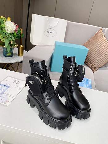 Prada Boots High Top Black