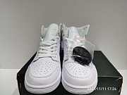 Air Jordan 1 Mid Triple White 554724-109 - 2