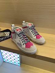 Golden Goose-Sneakers High Pink - 5