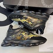 Versace Chain Reaction Black  Sole Yellow - 5