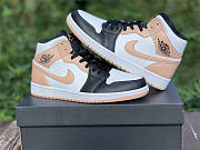 Air Jordan 1 Mid Arctic Orange Black Toe 554724-133 - 6