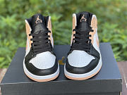 Air Jordan 1 Mid Arctic Orange Black Toe 554724-133 - 5