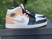 Air Jordan 1 Mid Arctic Orange Black Toe 554724-133 - 3