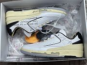  Air Jordan 2 OFF-WHITE White Black Low DJ4375-101 - 2