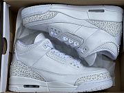 Air Jordan 3 “Triple White” 136064-111  - 2