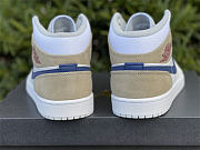 Air Jordan 1 Mid Tan Suede Navy DO6726 100 - 4