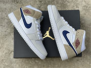 Air Jordan 1 Mid Tan Suede Navy DO6726 100 - 3