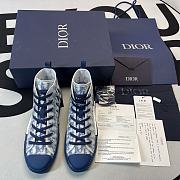 Dior B23 High Top Blue Oblique 3SH118YNT_H565 - 2