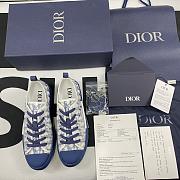 Dior B23 Low Top Blue Oblique 3SN249YNT_H565 - 2