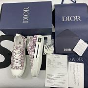 Dior B23 Low Top Red Blue Oblique 3SN249YTG_H563 - 1