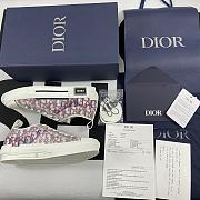 Dior B23 Low Top Red Blue Oblique 3SN249YTG_H563 - 2