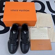 Louis Vuitton LV Trainer Black Wool 1A9AFM - 3