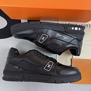 Louis Vuitton LV Trainer Black Wool 1A9AFM - 5