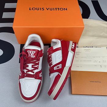 Louis Vuitton Trainer Red White 1A8PK6