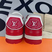 Louis Vuitton Trainer Red White 1A8PK6 - 2