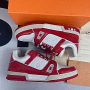 Louis Vuitton Trainer Red White 1A8PK6 - 4