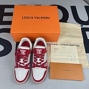 Louis Vuitton Trainer Red White 1A8PK6 - 5