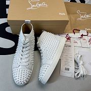 Christian Louboutin Spikes High White - 1