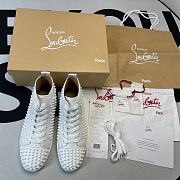 Christian Louboutin Spikes High White - 3