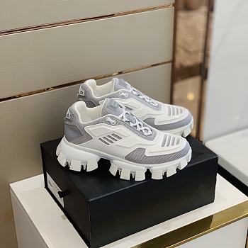 Prada Cloudbust Thunder Knit White Grey